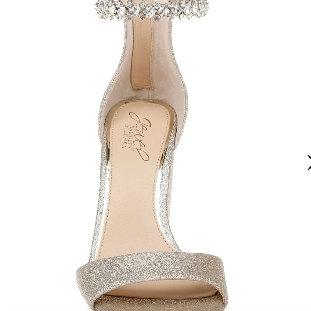 Jewel Badgley Mishka Louise Peep-Toe Block Heel SIZE 6 New